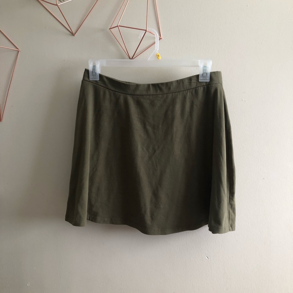 Olive Green Skirt